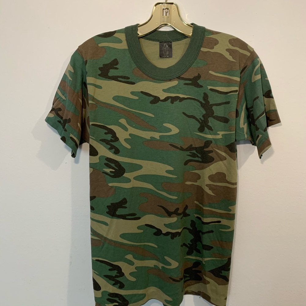 Vintage Single Stitch Camo T Shirt Small